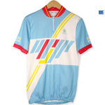 sportfulの斜め幾何学デザインサイクリングシャツ
