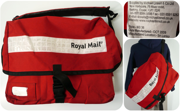 英国 ROYAL MAIL ロイヤルメール メッセンジャーバッグ-LARGE7 - 古着屋 どろんこファクトリィ アメリカとヨーロッパ古着の通販