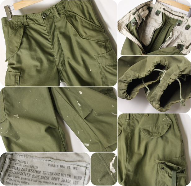 74年製 m65 field pants アメリカ軍-